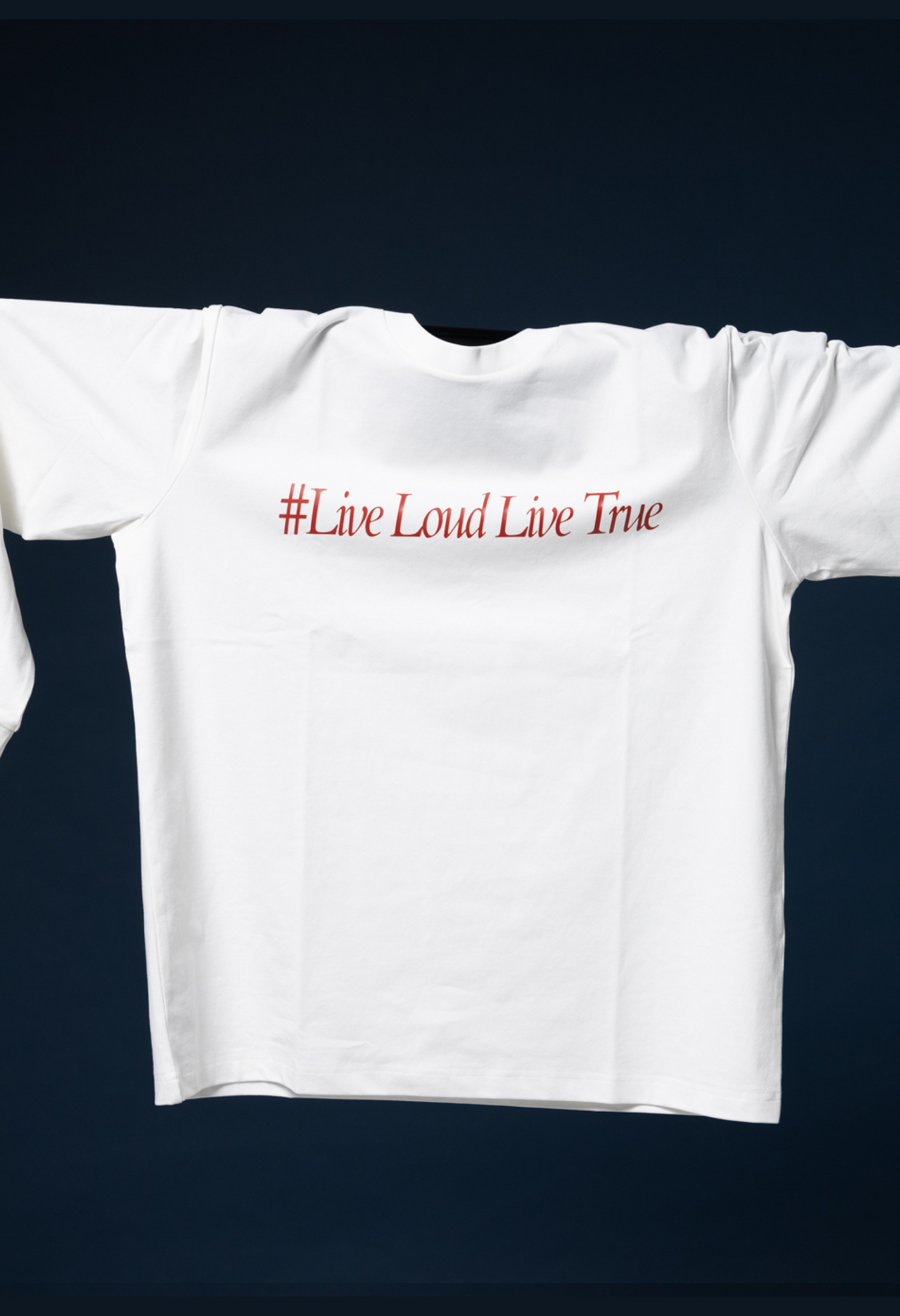Message Long Tee(WHT)