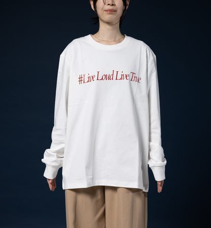 Message Long Tee(WHT)