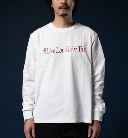 Message Long Tee(WHT)
